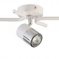 SPOT JELSA 3XGU10 CURVO BRANCO CROMADO SPOT JELSA 3XGU10 CURVO BRANCO CROMADO