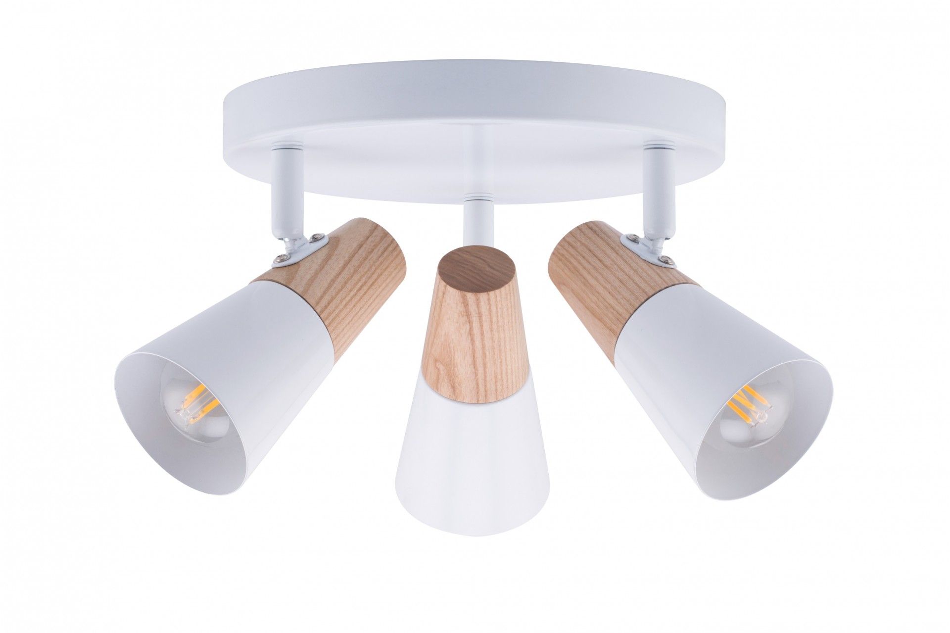 SPOT SALI 3XE14 MADEIRA BRANCO