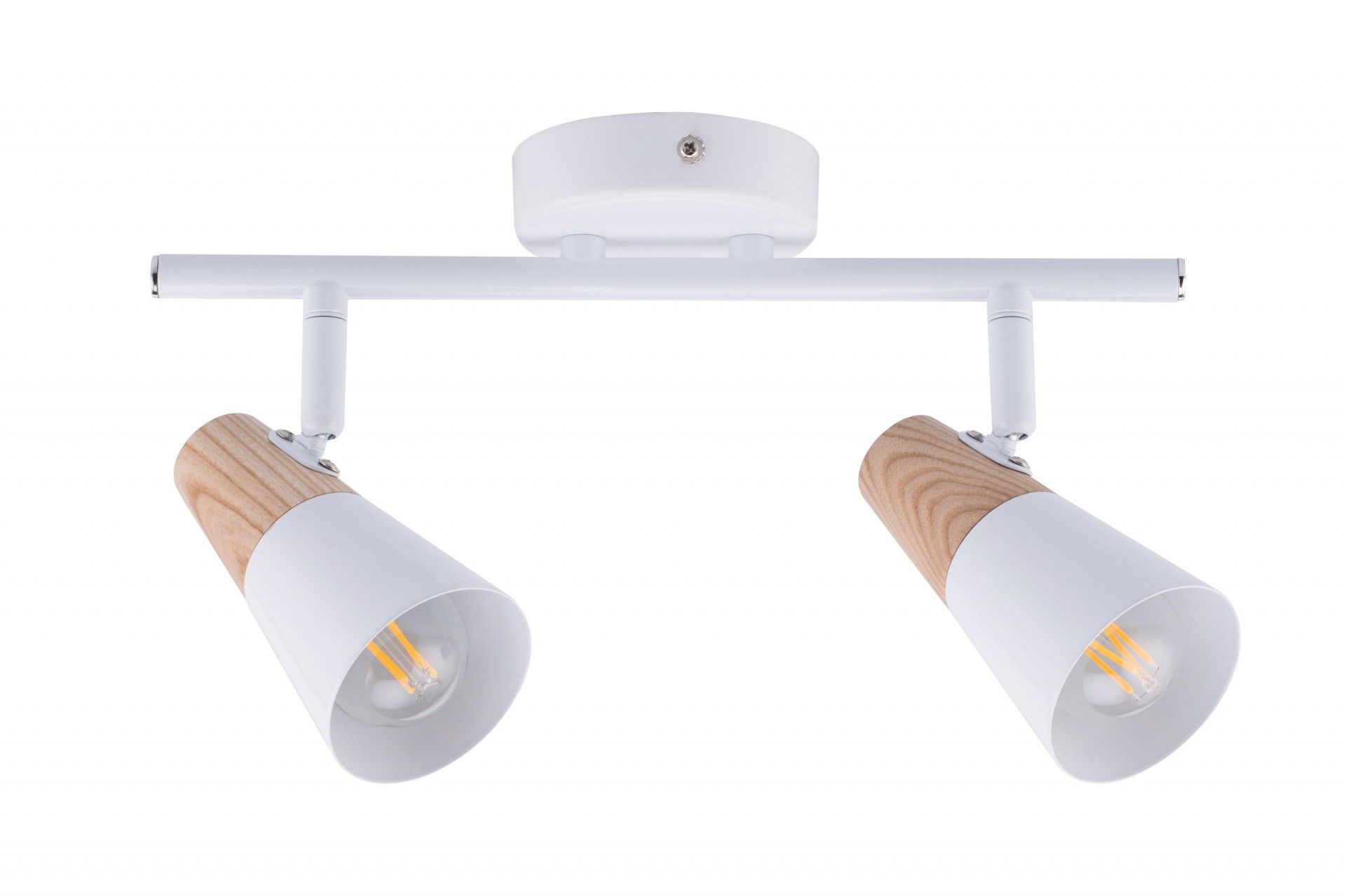 SPOT SALI 2XE14 MADEIRA BRANCO