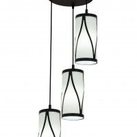 SUSPENSAO BRELA 3XE27 PRETO MATE SUSPENSAO BRELA 3XE27 PRETO MATE