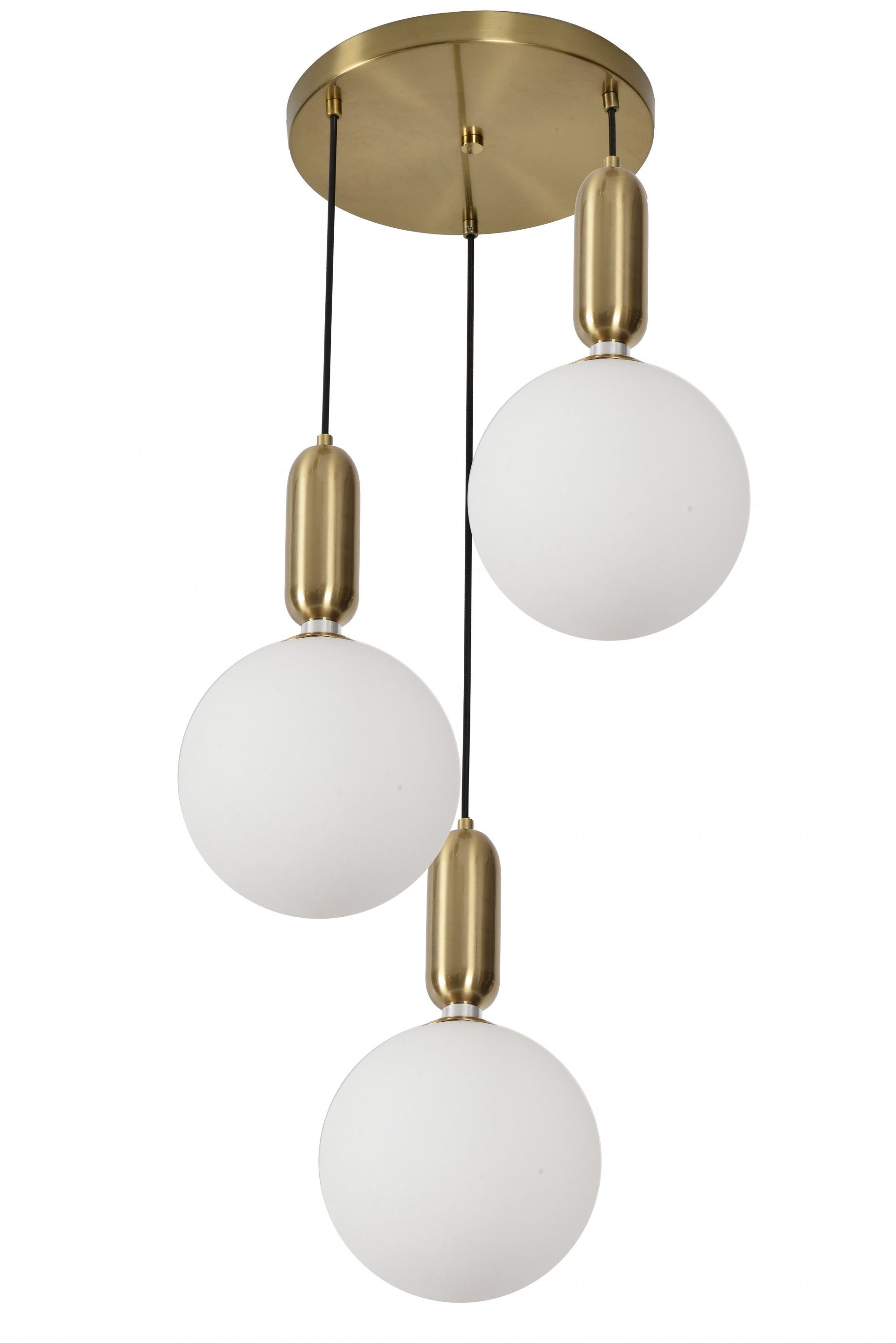 SUSPENSÃO SOLIN 3XE27 COBRE ESCOVADO