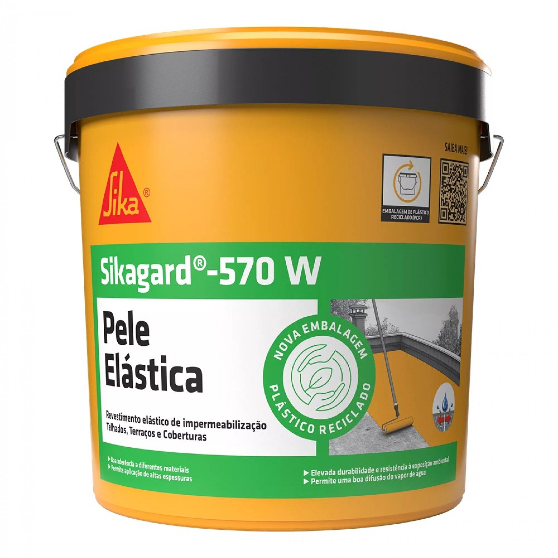 Sikagard 570w Pele Elástica Cinza 18kg