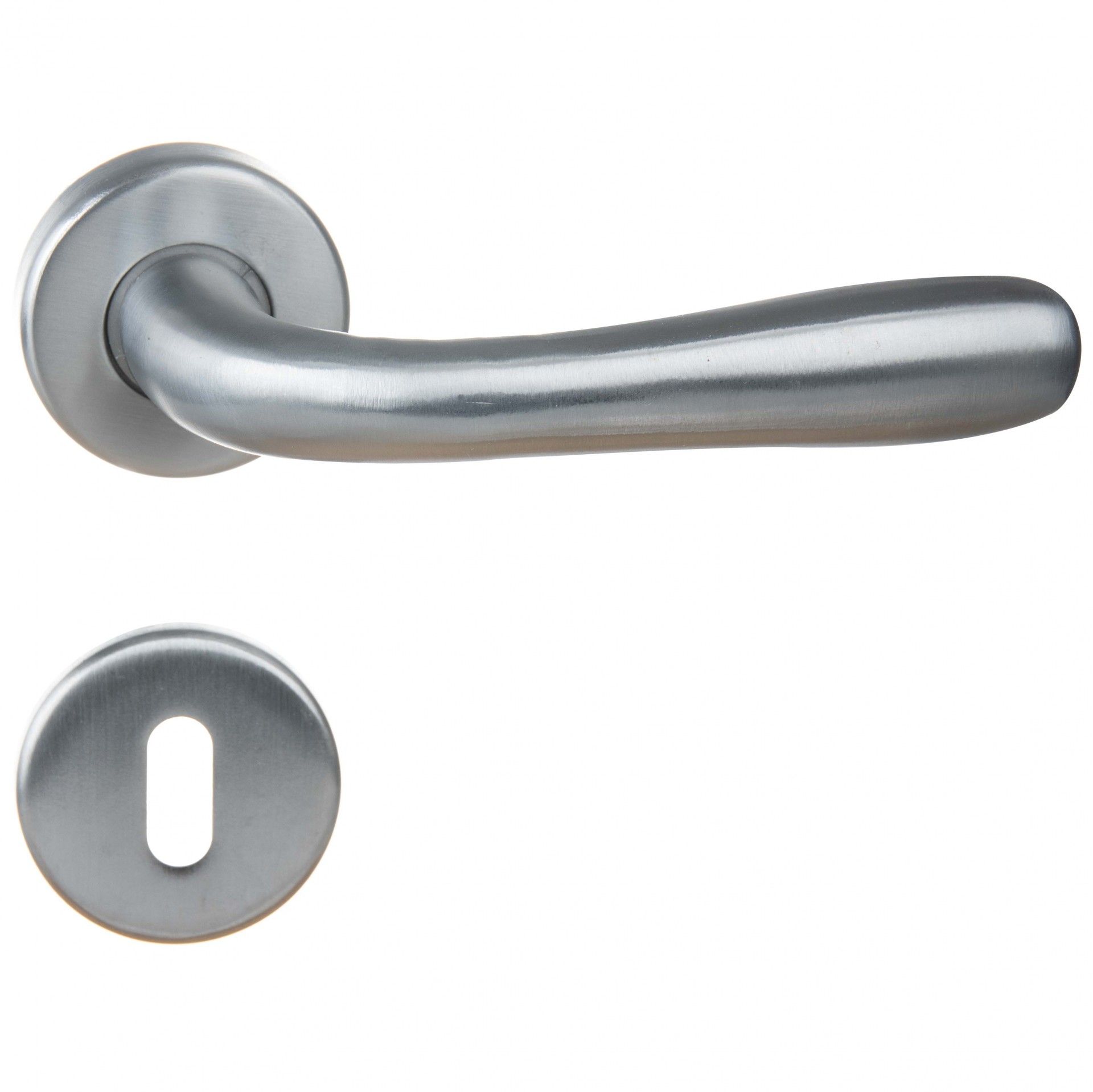 Puxador De Porta Roseta Alumínio