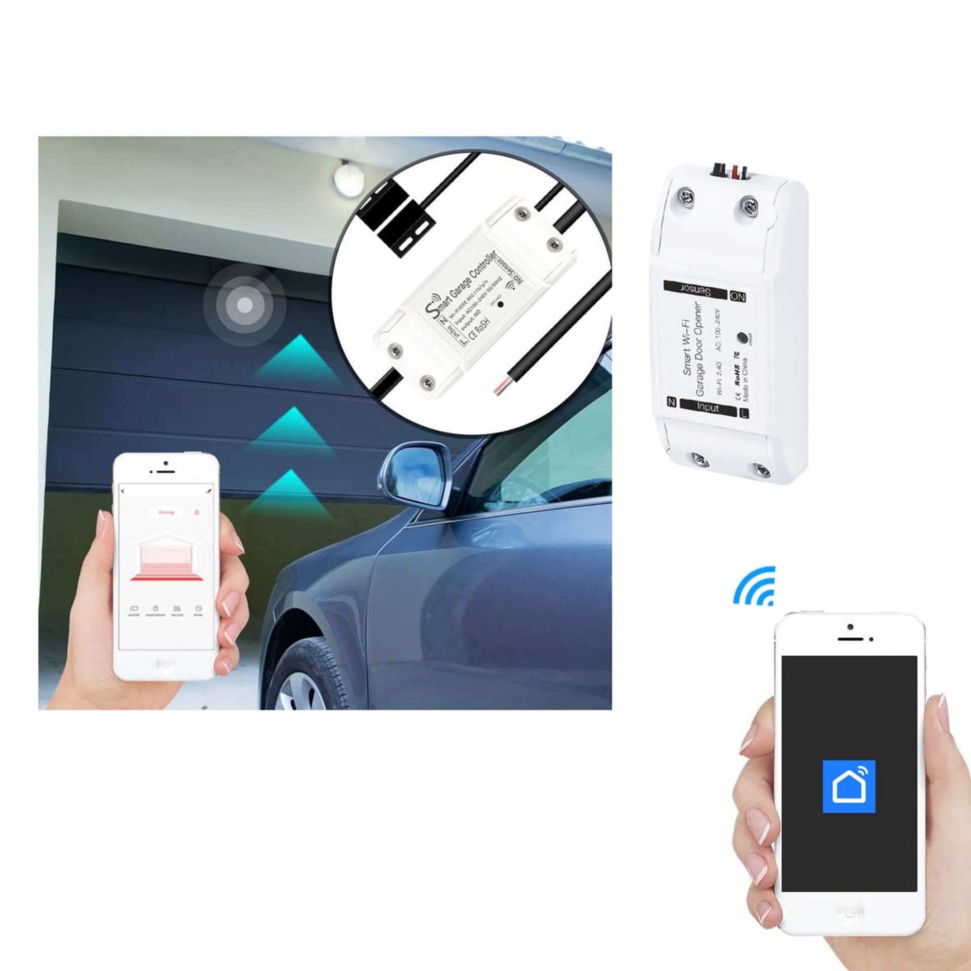 Módulo Portão/Automatismo Wi-Fi