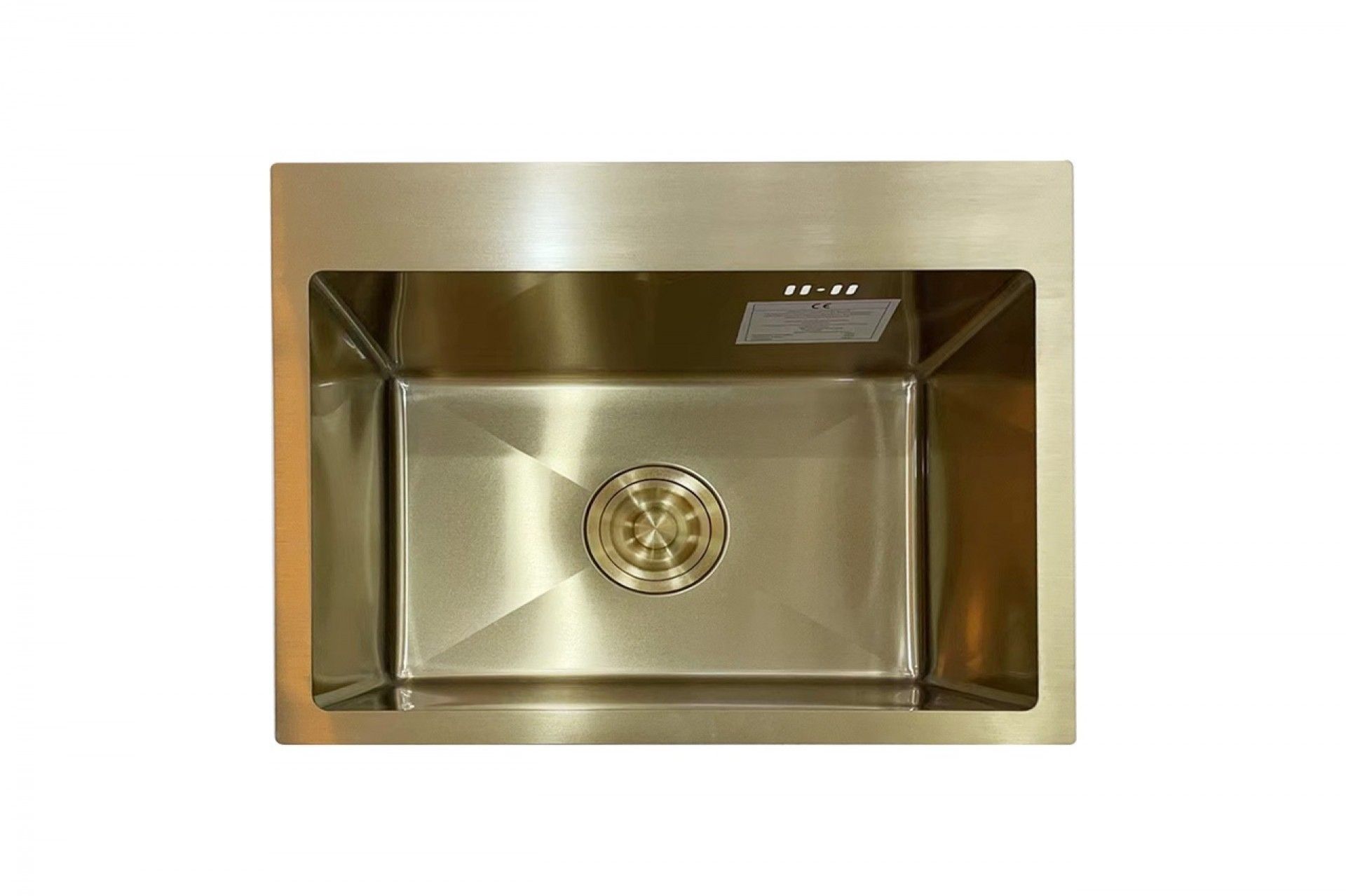 Lava-Loiça Retangular Dourado 50x40cm