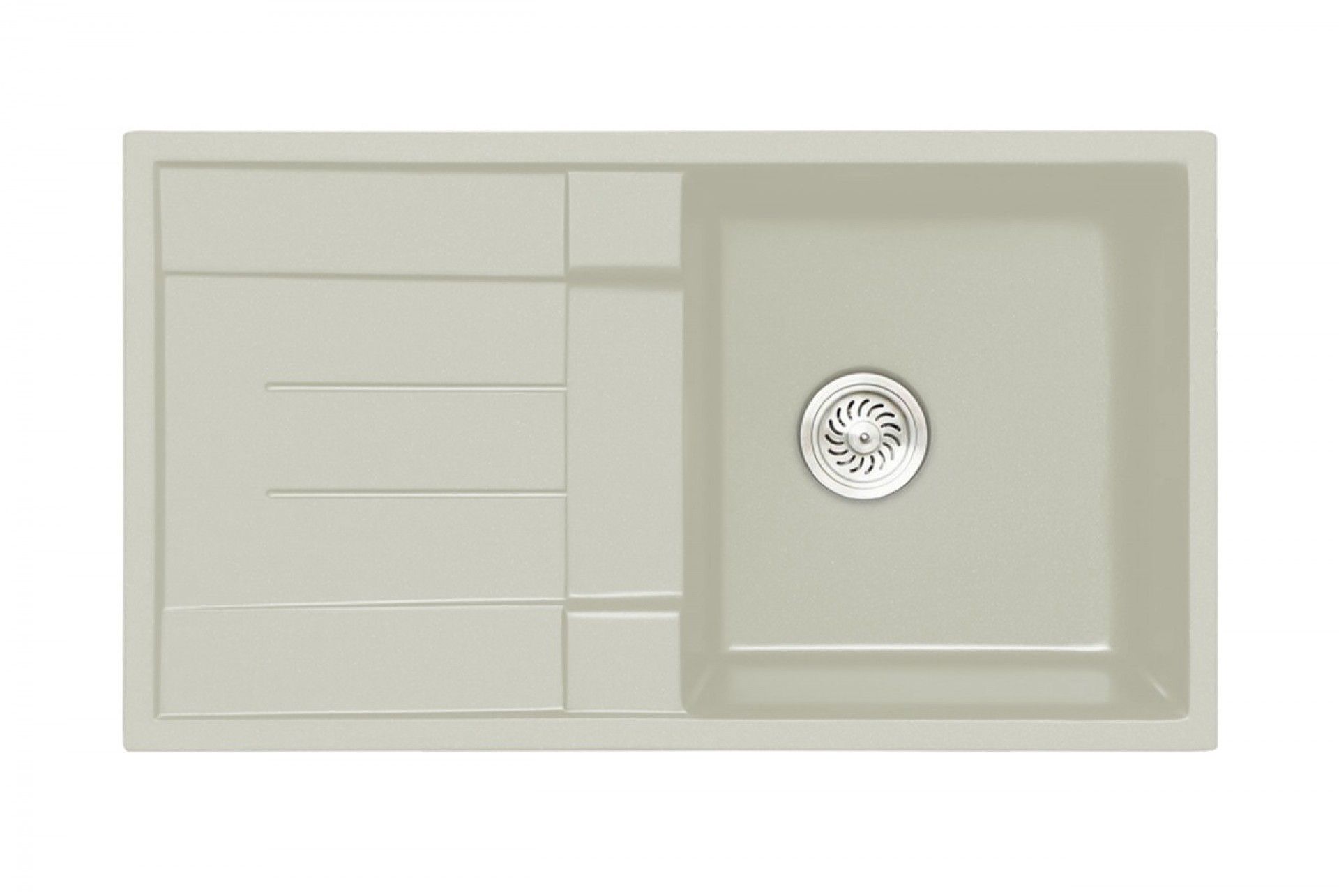 Lava-Loiça Resina Retangular Branco 86x50cm