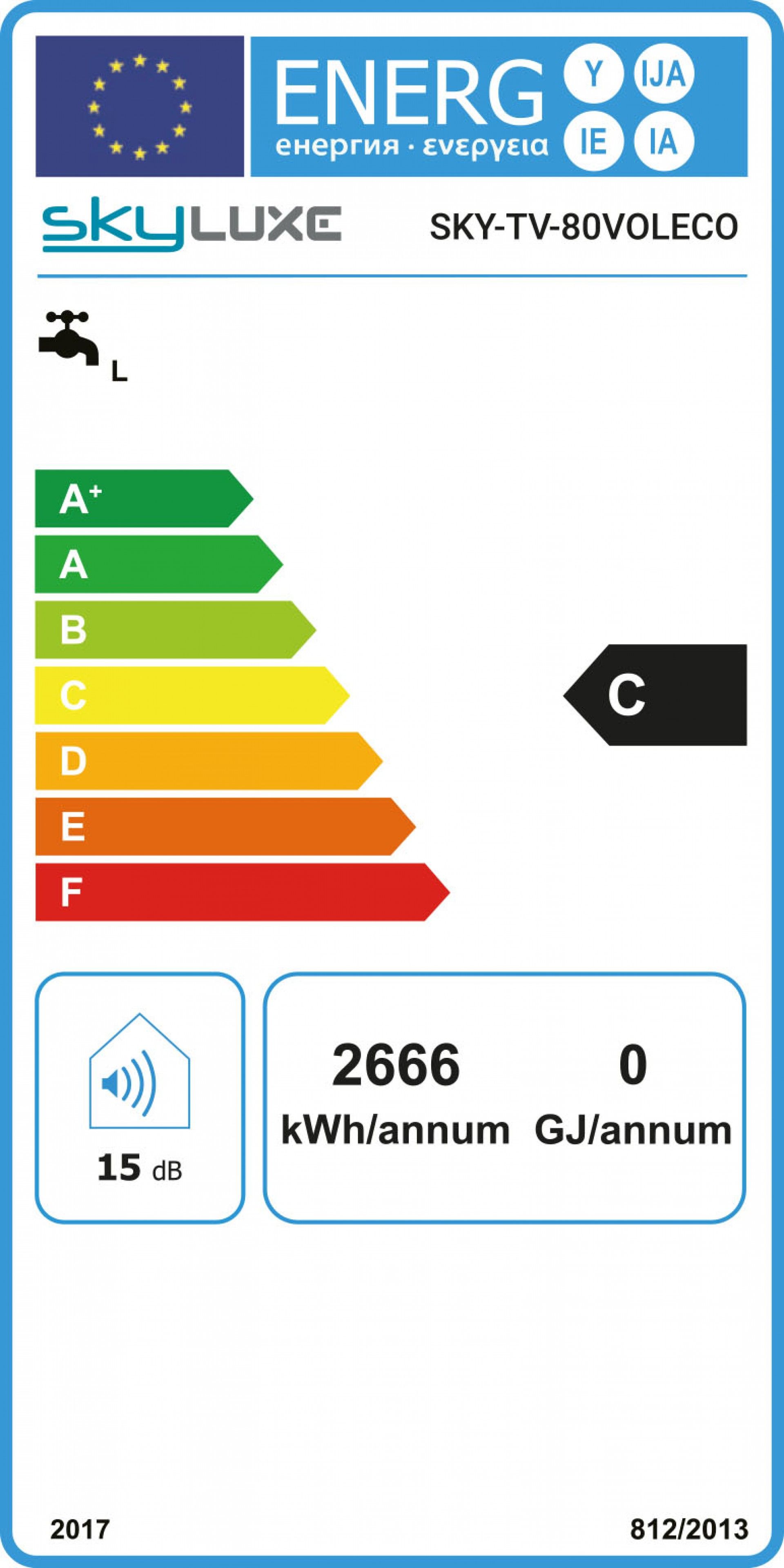 Termoacumulador Vertical Skyluxe 80lt
