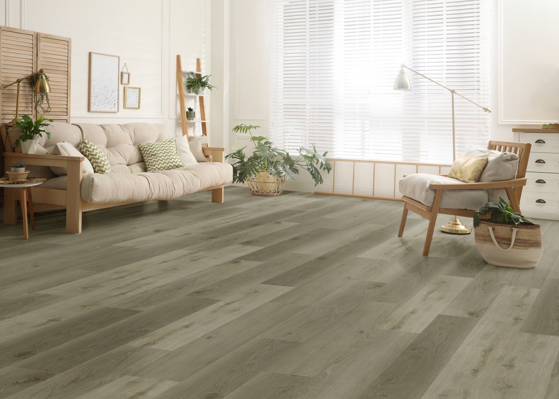 Pavimento Vinílico SPC C/Ixpe 5mm Oak Claro