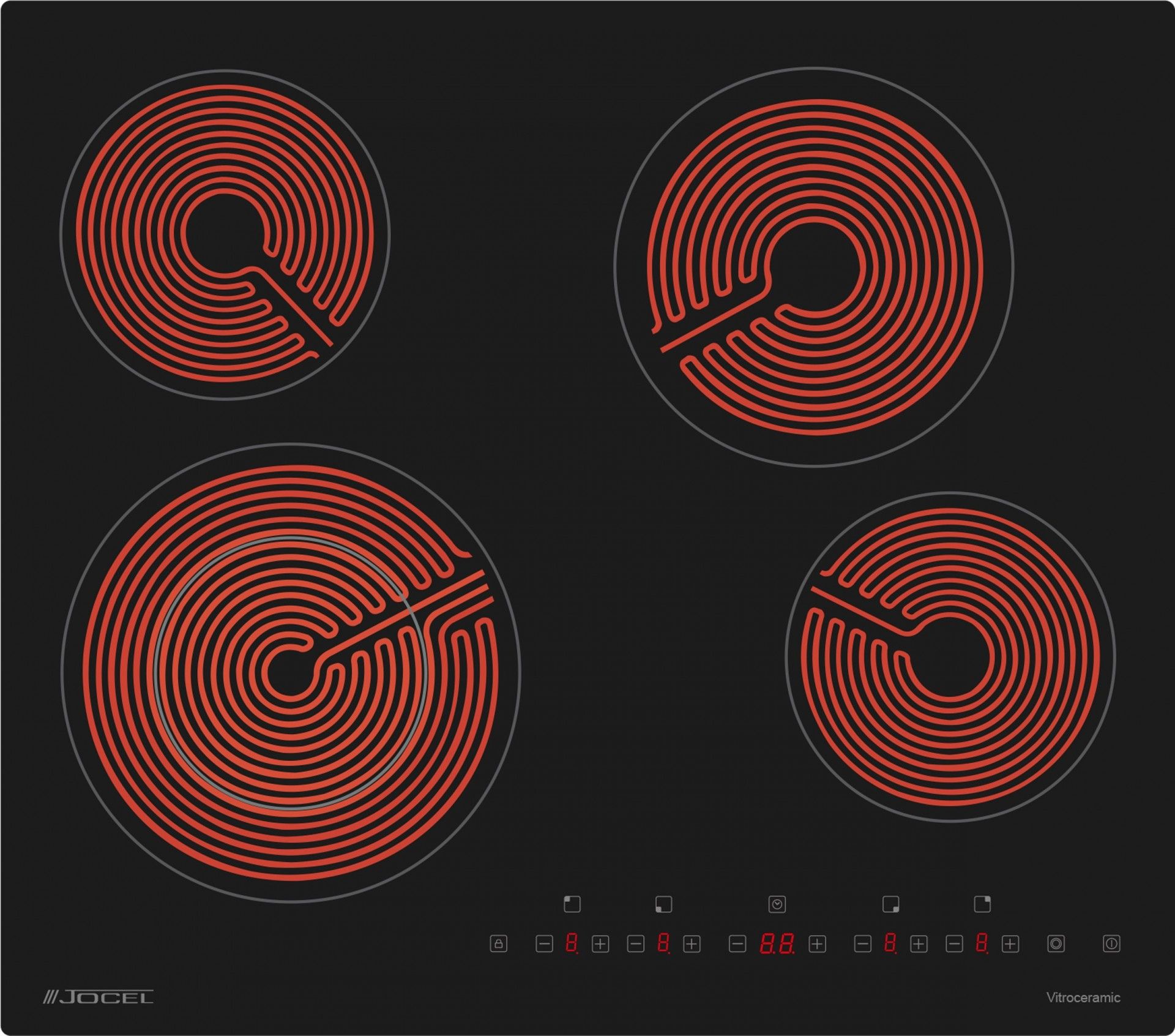 Placa Vitrocerâmica Jp4ev021267 Jocel