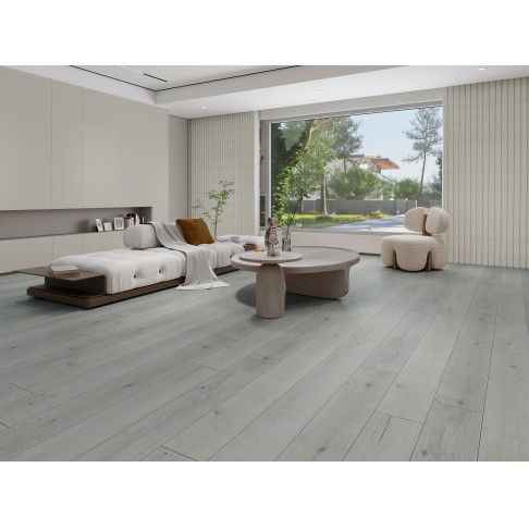 Pavimento Vinlico SPC Click 4mm Cinza 2,17m2