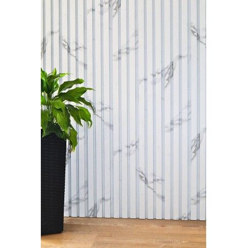 Ripado Pvc Calacatta 2800X143X24MM CX.2M2 Ripado Pvc Calacatta 2800X143X24MM CX.2M2
