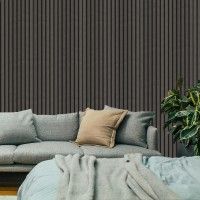 PAINEL ACÚSTICO MDF CINZA 2400X605X21MM 2,90M2 PAINEL ACÚSTICO MDF CINZA 2400X605X21MM 2,90M2