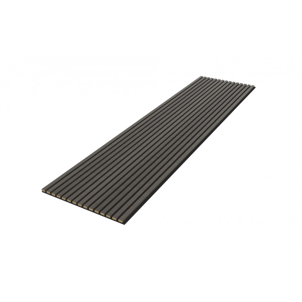 Painel Acústico MDF Cinza 2400x605x21mm 2,90m2 Painel Acústico MDF Cinza 2400x605x21mm 2,90m2