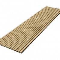 PAINEL ACÚSTICO MDF NATURAL 2400X605X21MM 2,90M2 PAINEL ACÚSTICO MDF NATURAL 2400X605X21MM 2,90M2