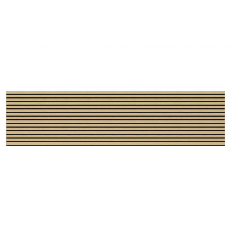Painel Acústico MDF Natural 2400x605x21mm 2,90m2 Painel Acústico MDF Natural 2400x605x21mm 2,90m2