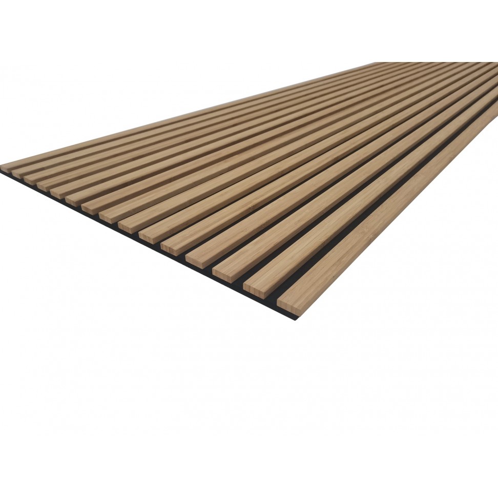 Painel Acústico Bambu 2400x525x18mm 2,52m2 Painel Acústico Bambu 2400x525x18mm 2,52m2