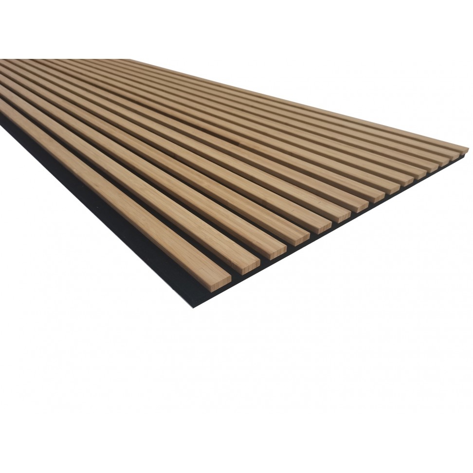 Painel Acústico Bambu 2400x525x18mm 2,52m2 Painel Acústico Bambu 2400x525x18mm 2,52m2
