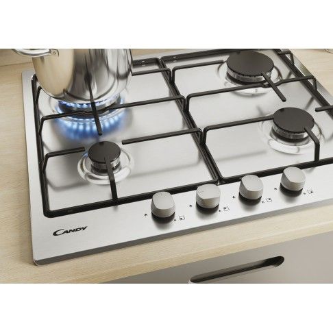 Placa a gás Chw6br4wx Inox Candy Placa a gás Chw6br4wx Inox Candy