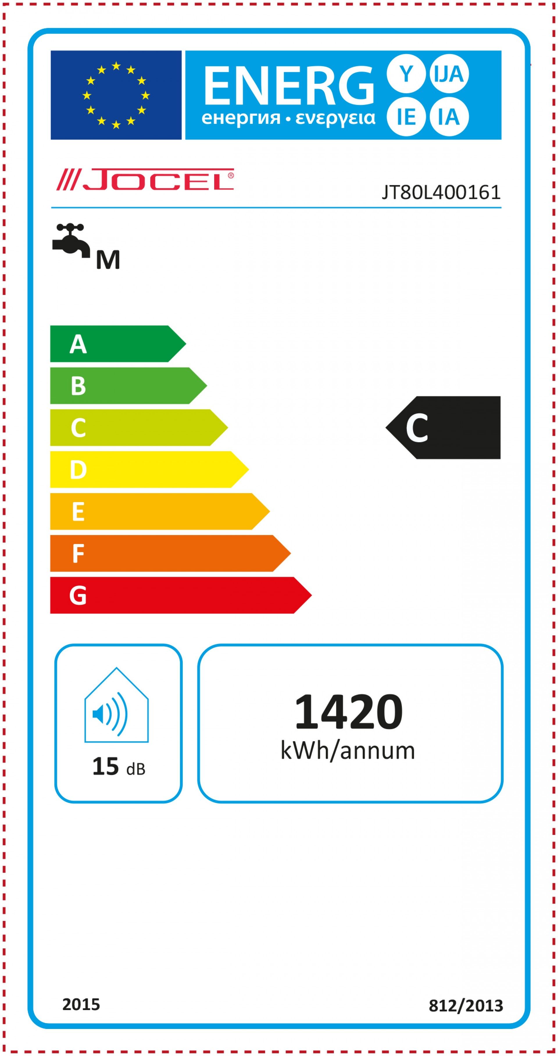 TERMOACUMULADOR VERTICAL JOCEL 80LT