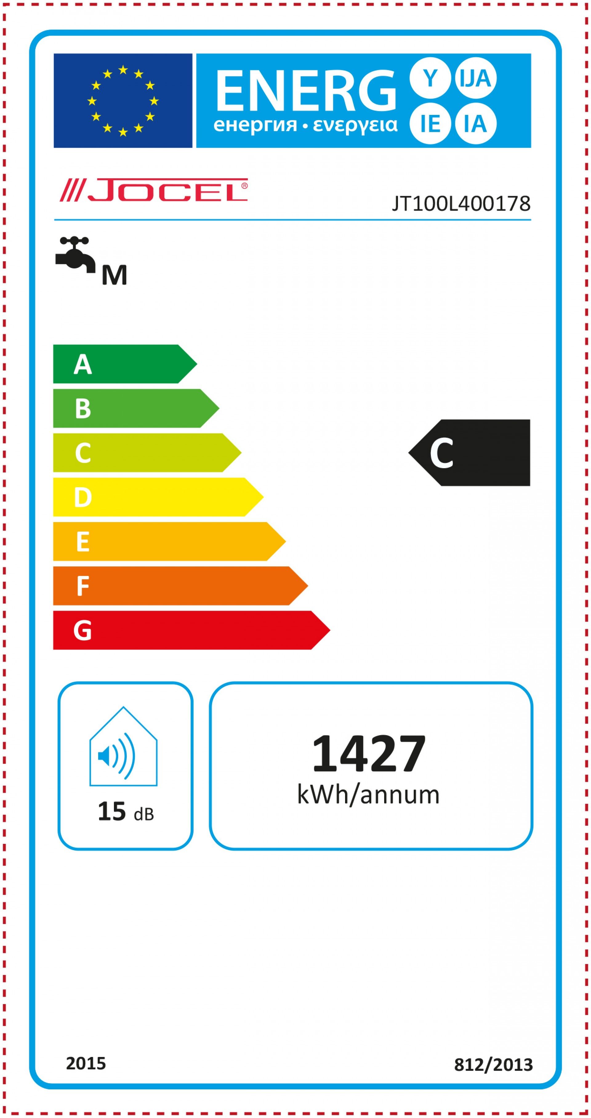 TERMOACUMULADOR VERTICAL JOCEL 100LT