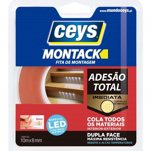 Fita Montack Express Led 8mmx10m Fita Montack Express Led 8mmx10m