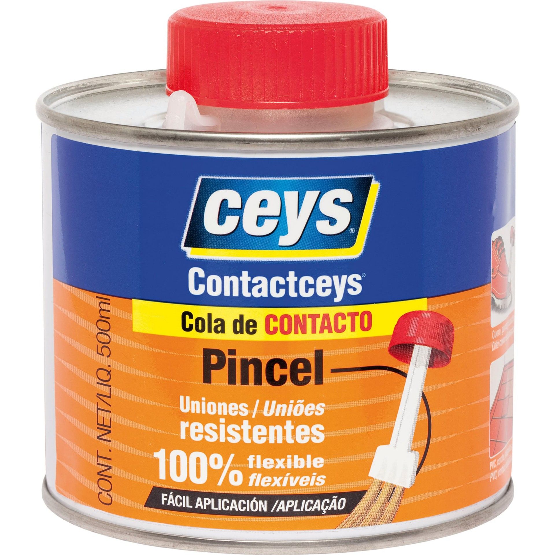 Cola Contacto Ceys C/Pincel 500ml