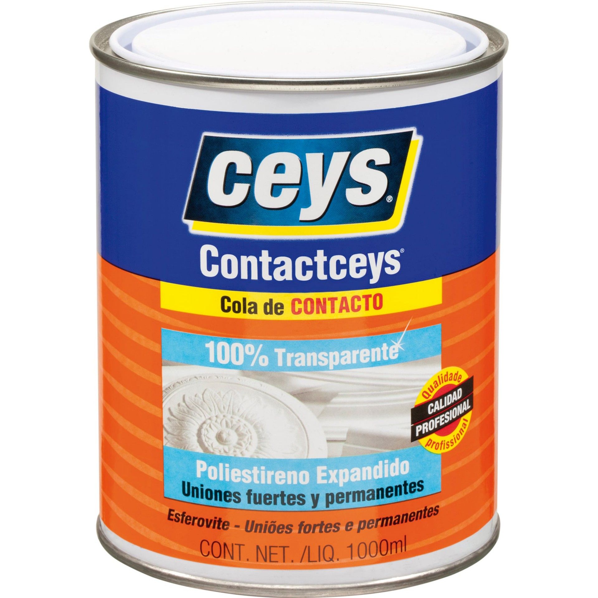 Cola Contato Polystyreno Ceys 1l