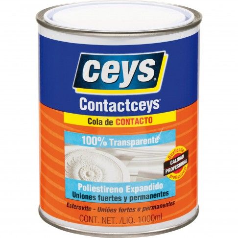 Cola Contato Polystyreno Ceys 1l