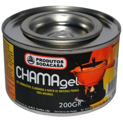 Chamagel Gel Combustivel 200gr Chamagel Gel Combustivel 200gr