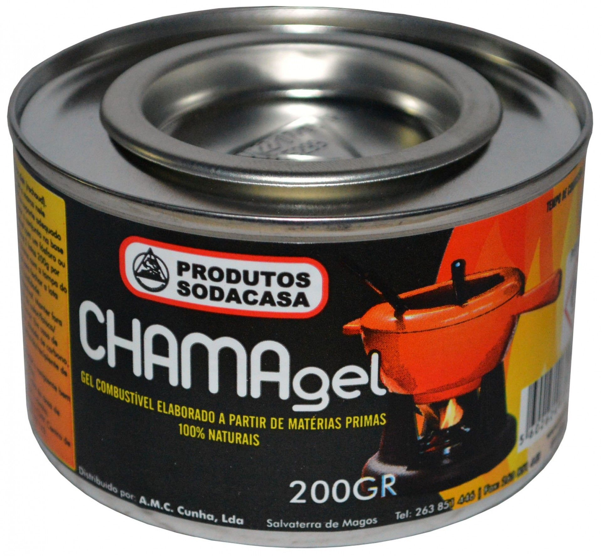 Chamagel Gel Combustivel 200gr
