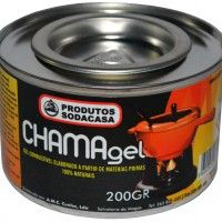Chamagel Gel Combustivel 200gr Chamagel Gel Combustivel 200gr
