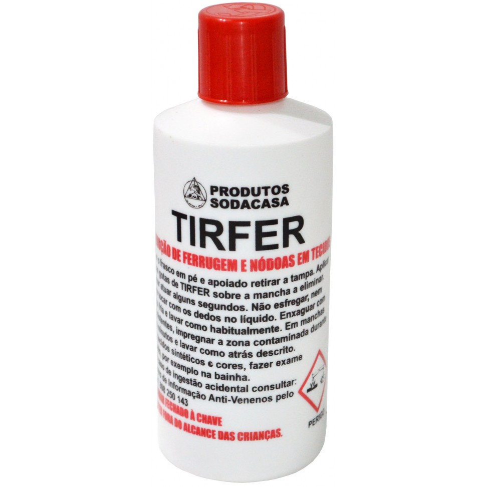 Tira Ferrugem Tecidos Tirfer 250ml Tira Ferrugem Tecidos Tirfer 250ml