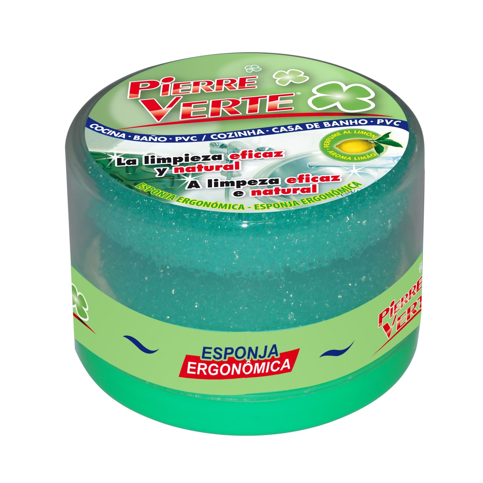 Pedra Verde C/Esponja Ergonómica 200g