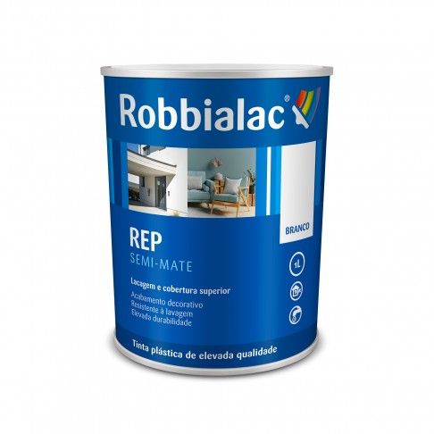 Tinta Rep Interior/Exterior Semi-Acetinada Branca 1l Tinta Rep Interior/Exterior Semi-Acetinada Branca 1l