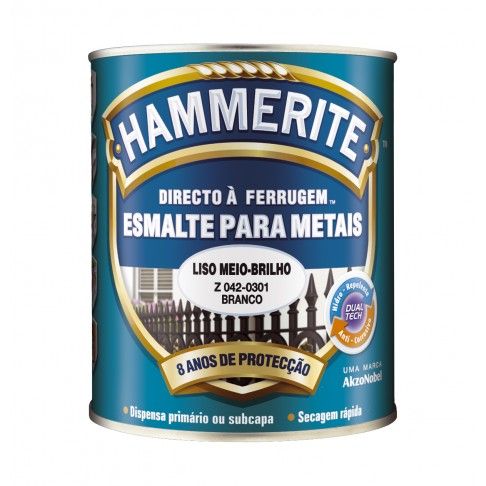 Esmalte Hammerite Meio Brilho Antiox Branco 0,75l Esmalte Hammerite Meio Brilho Antiox Branco 0,75l