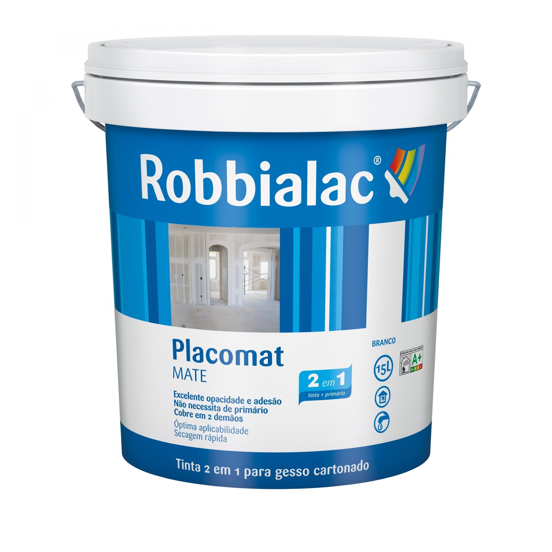 Tinta Placomat Interior Mate Branca 15l