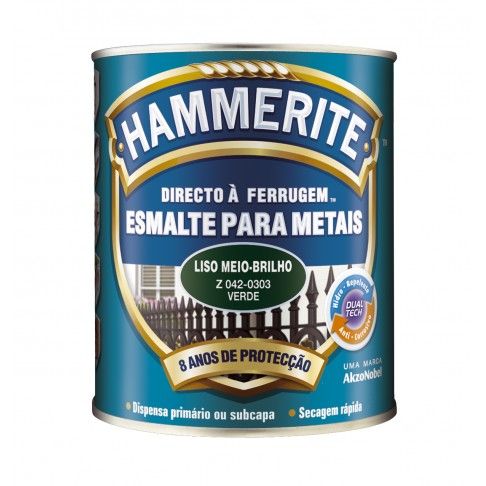 Esmalte Hammerite Meio Brilho Antiox Verde 0,75l Esmalte Hammerite Meio Brilho Antiox Verde 0,75l