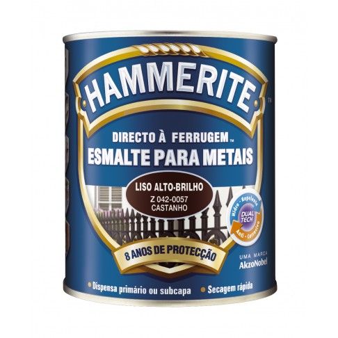 Esmalte Hammerite Antiox Castanho 0,75l