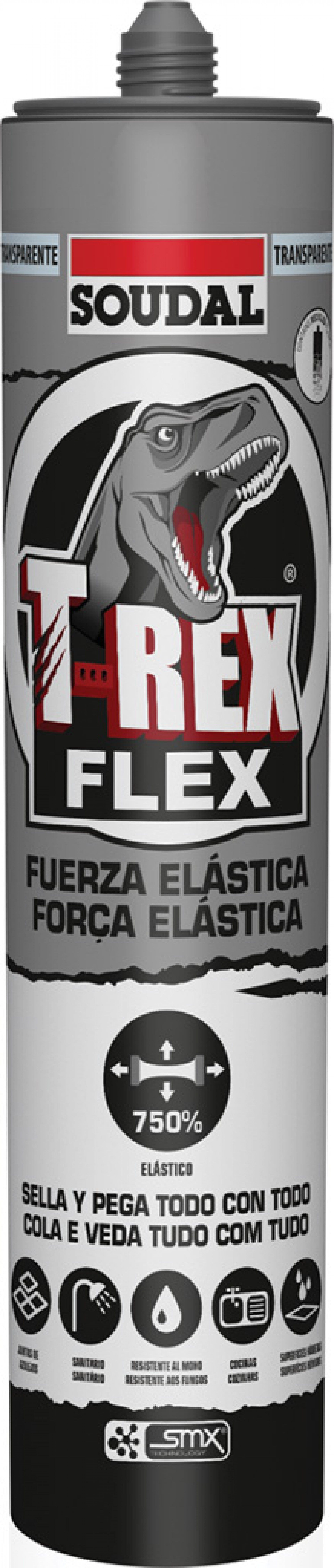 Cola&Veda T-Rexflex Transparente 290ml