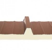 Painel Cobertura C5 6x1m 30mm Bordeaux Painel Cobertura C5 6x1m 30mm Bordeaux