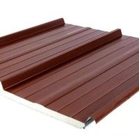 Painel Cobertura C3 4x1m 30mm Bordeaux Painel Cobertura C3 4x1m 30mm Bordeaux