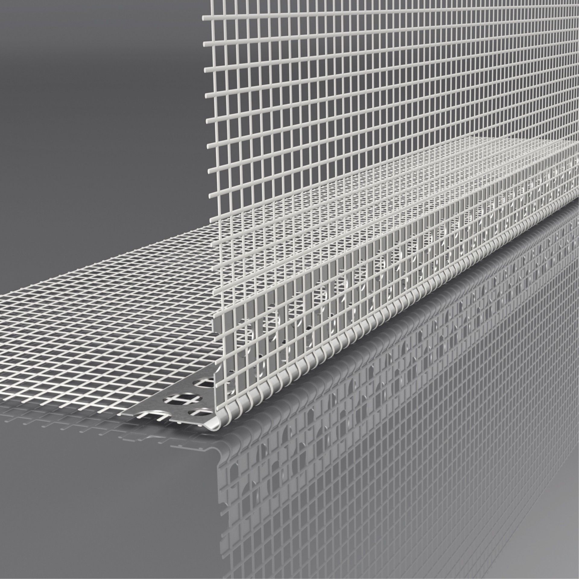 Cantoneira Alumínio C/Rede 10x15x250cm