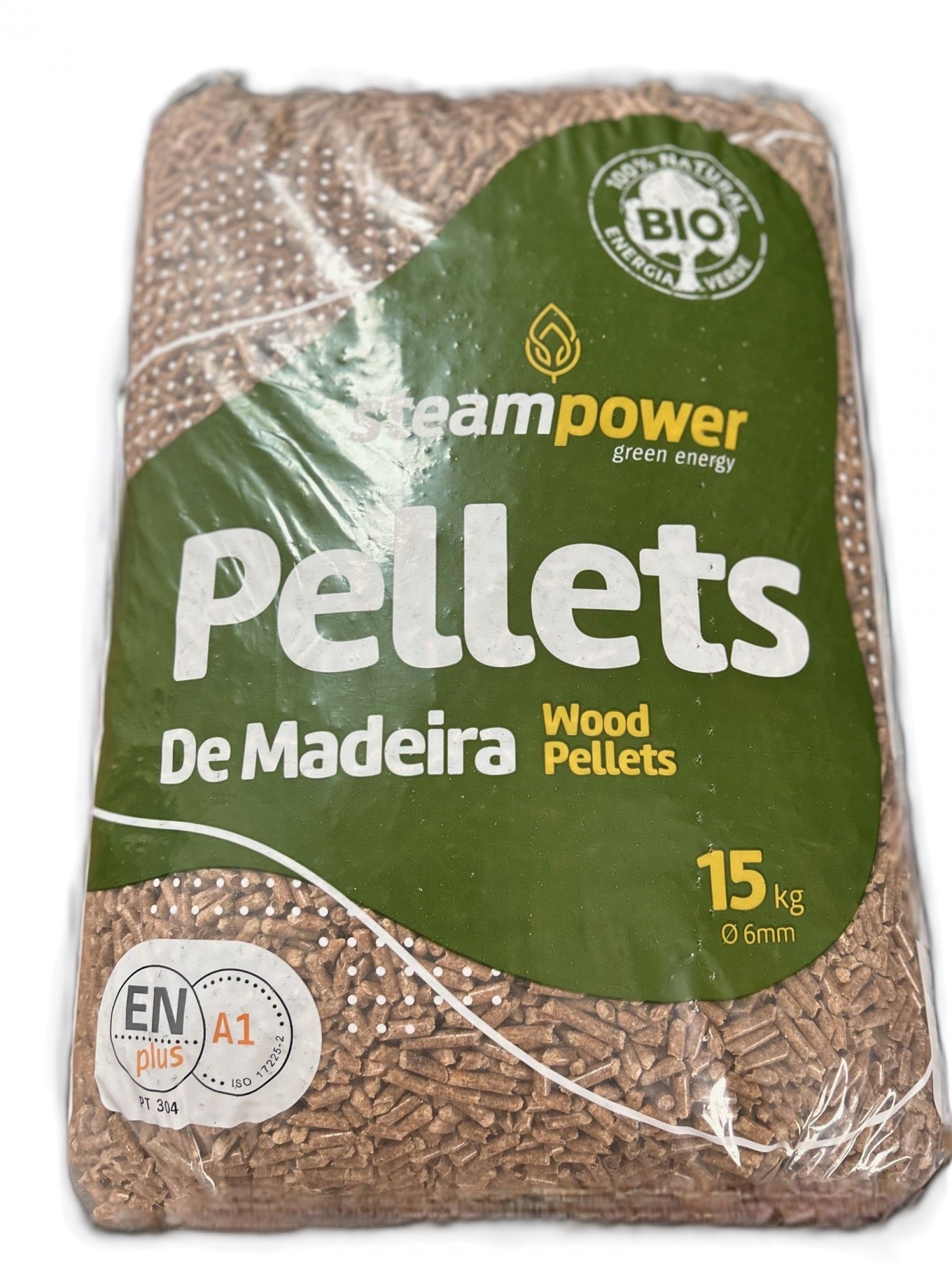 PELLETS STEAMPOWER 6MM A1 15KG