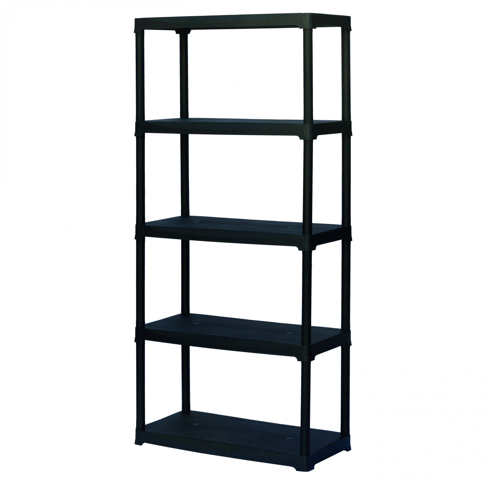 Estante Pvc 5 Prateleiras 176x80x40cm Preto