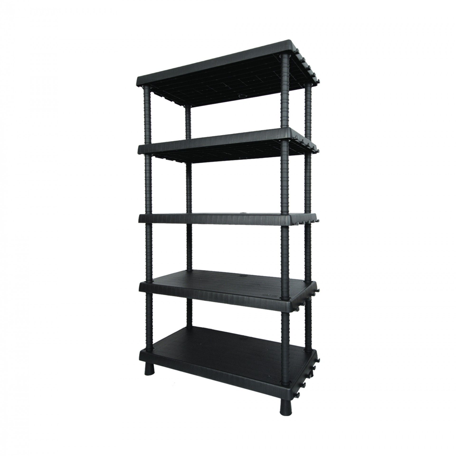 Estante Pvc  5 Prateleiras 164.5x92x45cm Preto
