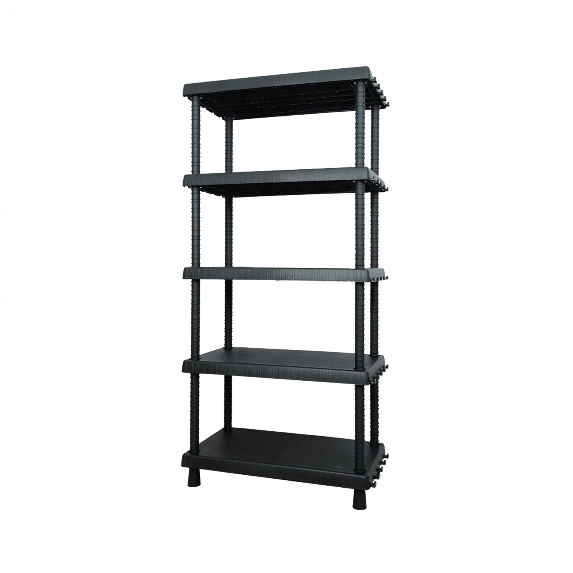 Estante Pvc  5 Prateleiras 164.5x82x40cm Preto
