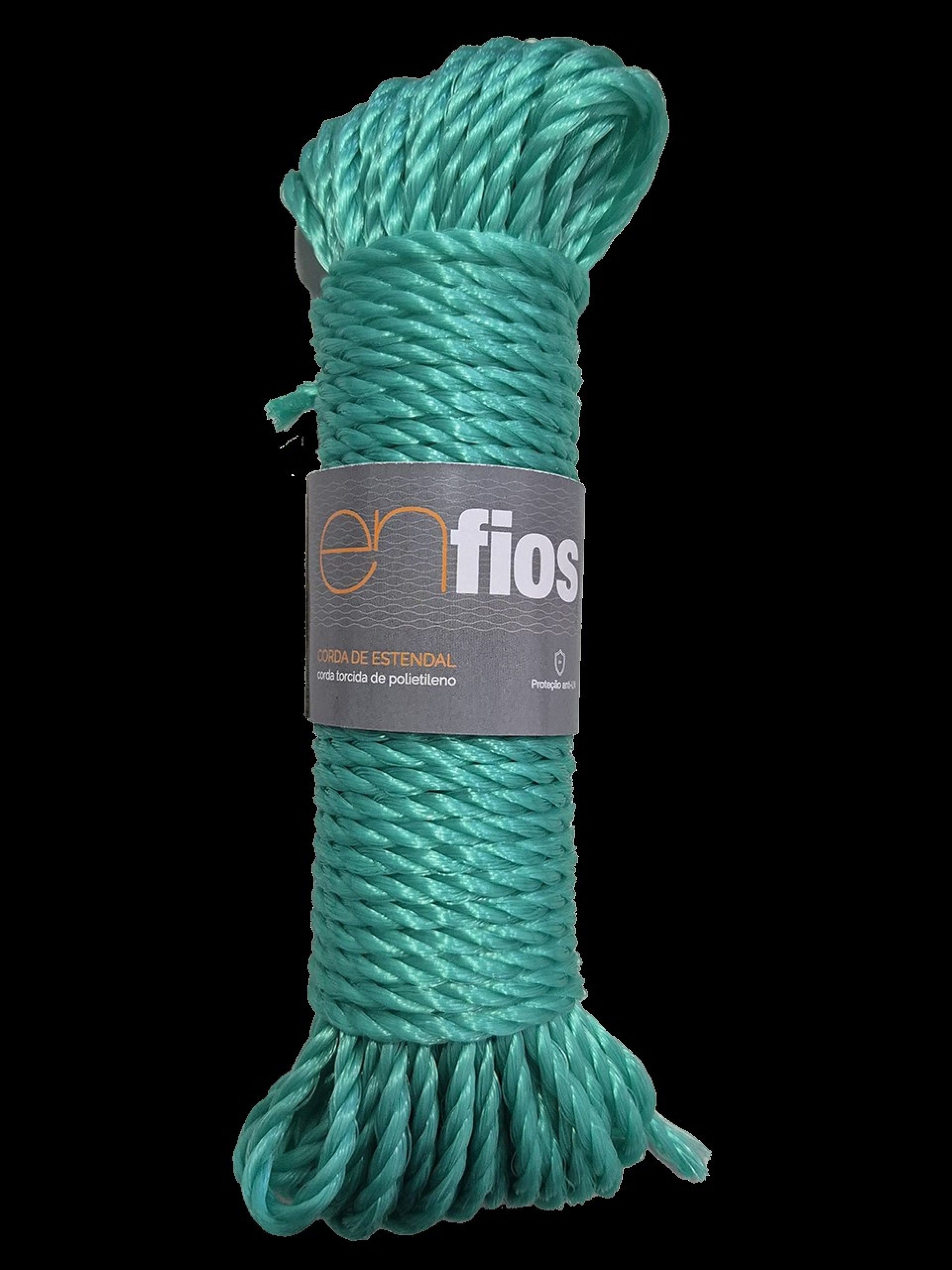 CORDA ESTENDAL 5MM 40M VERDE