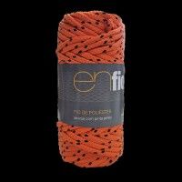 BOBINE POLIESTER 4MM 25M Laranja e Preto BOBINE POLIESTER 4MM 25M Laranja e Preto