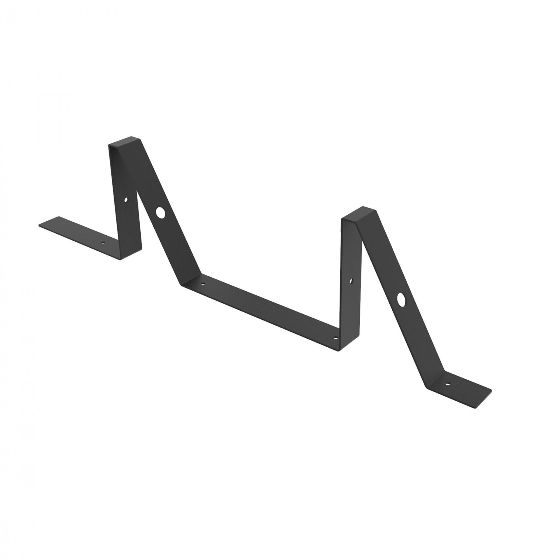 SUPORTE PRATELEIRA PRETO 55x15CM 30KG