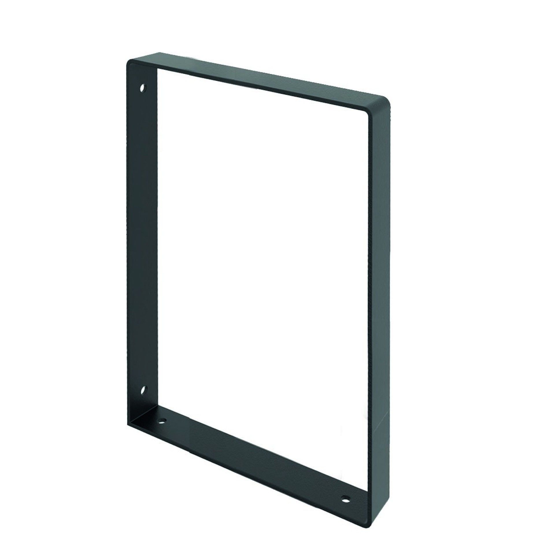 SUPORTE PRATELEIRA RETÂNGULAR PRETO 20x30CM 30KG